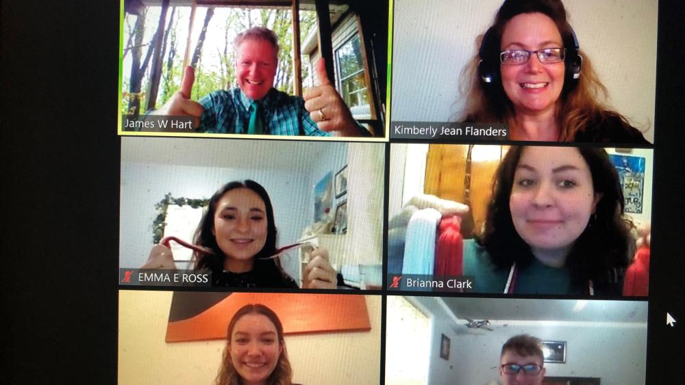 Graduating seniors receive Lambda Pi Eta honor cords Penn State